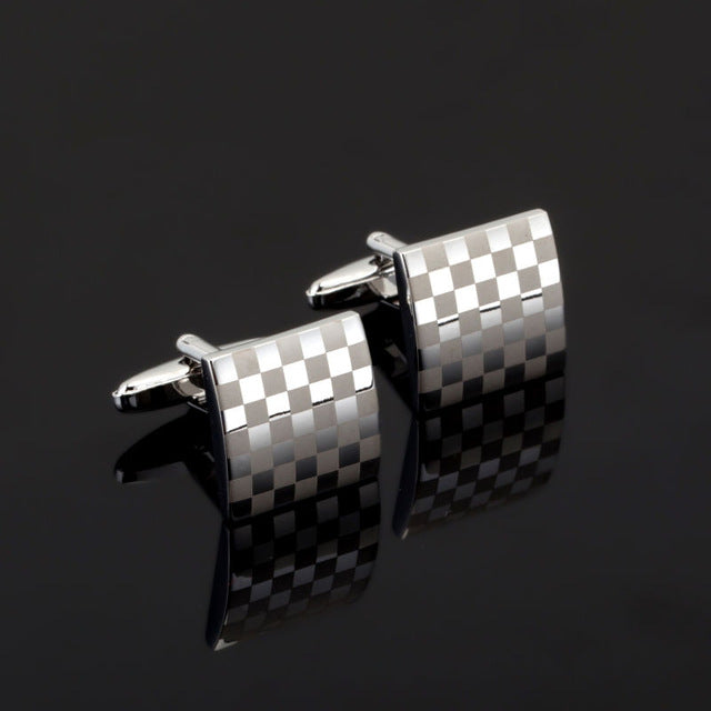 Square Engraved Cufflink