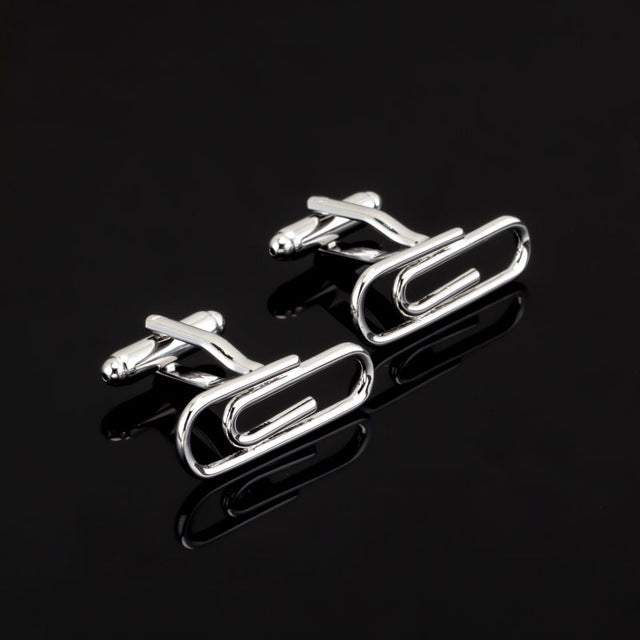 Clip Engraved Cufflink