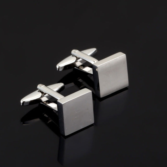 Square Engraved Cufflink